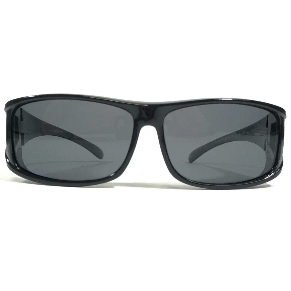 Miraflex Kids Fit Over Sunglasses Sun Shell 2 Col.HE Black Frames w Black Lenses